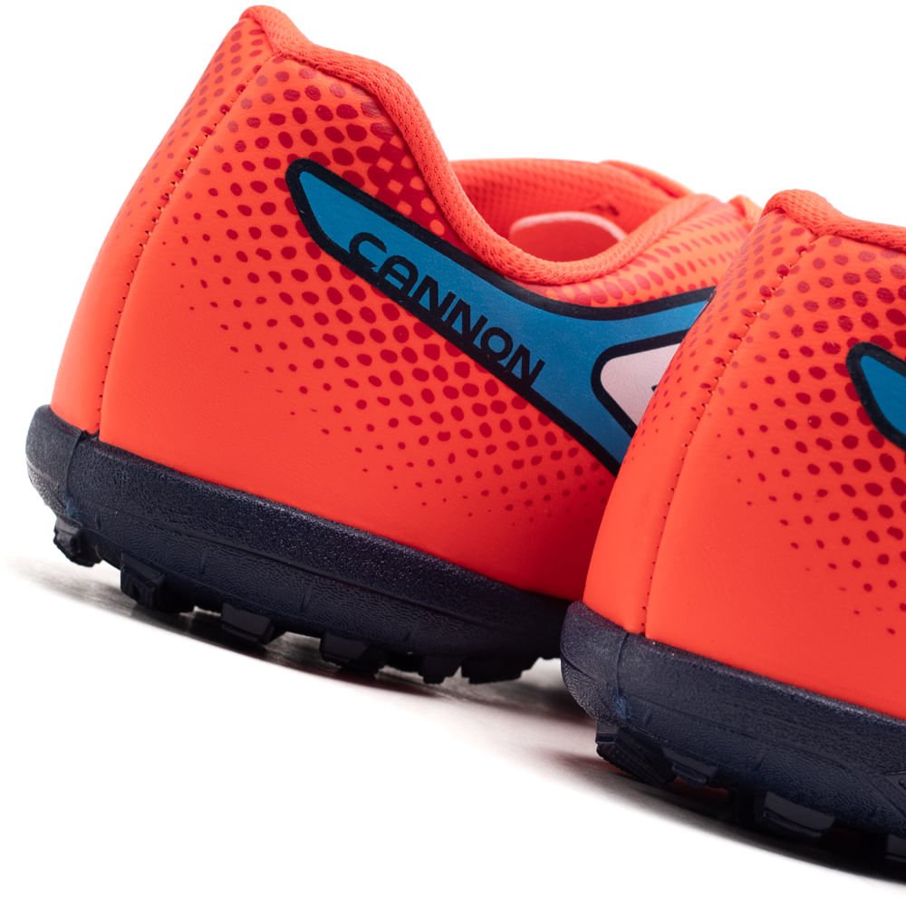Chuteira Society Umbro Cannon Coral Laranja 5