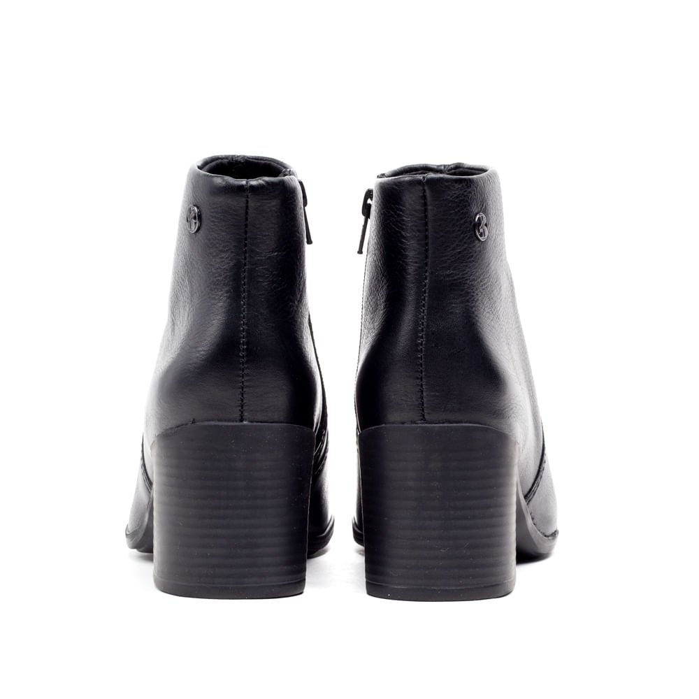 Bota Bottero Feminina Couro Burnish Feminino Preto 3