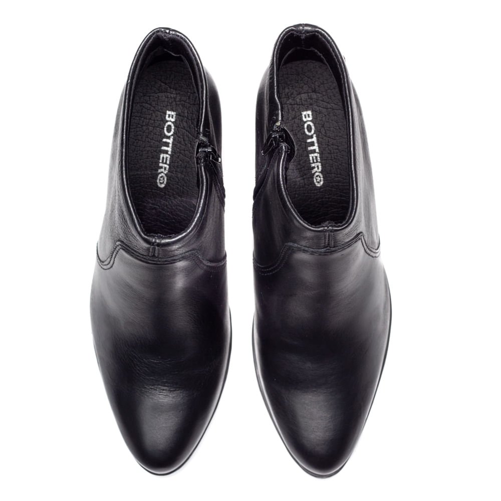 Bota Bottero Feminina Couro Burnish Feminino Preto 4