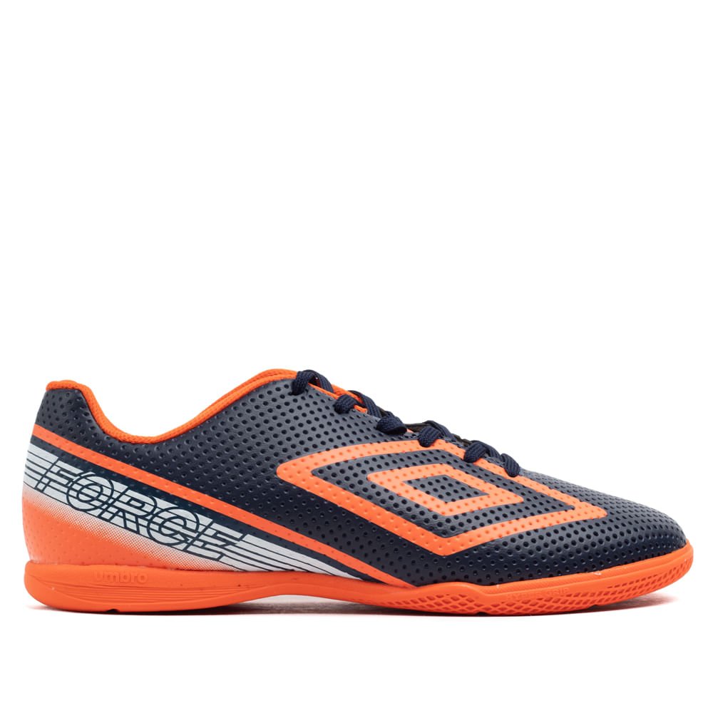 Chuteira Futsal Umbro Force Marinho/laranja