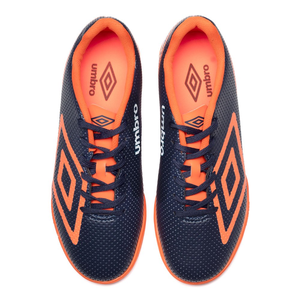 Chuteira Futsal Umbro Force Marinho/laranja Azul Marinho/Laranja 4