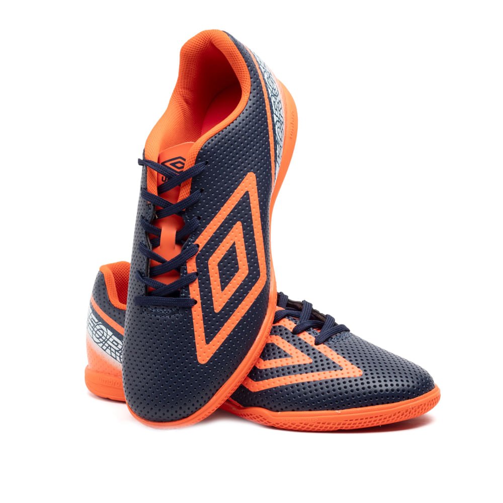 Chuteira Futsal Umbro Force Marinho/laranja Azul Marinho/Laranja 5