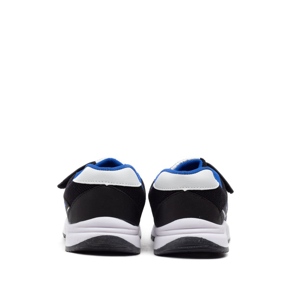 Tênis Infantil Club Happy Action Listras Preto/azul Preto/Azul 3