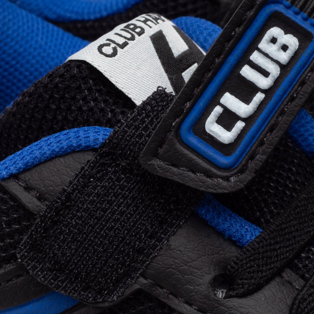 Tênis Infantil Club Happy Action Listras Preto/azul Preto/Azul 6