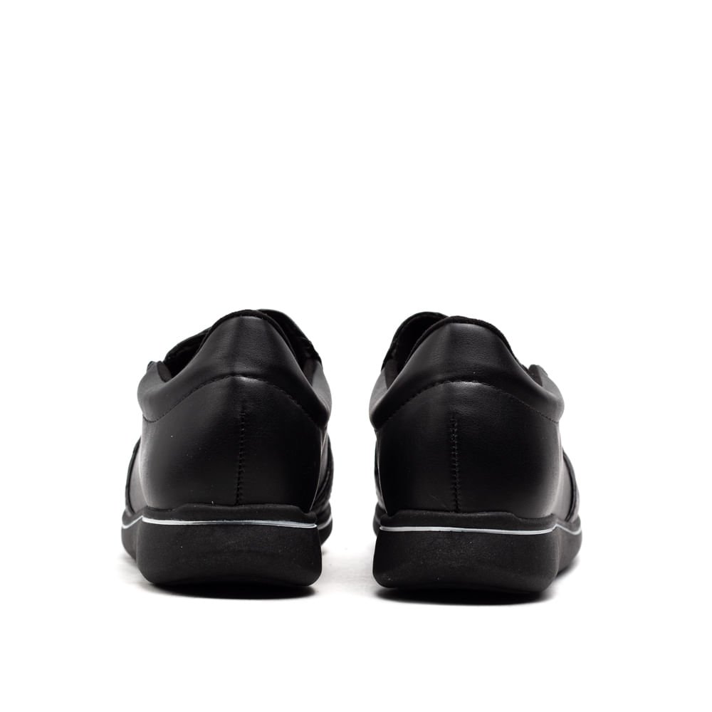Tênis Feminino Modare Ultra conforto Casual Preto Preto 3
