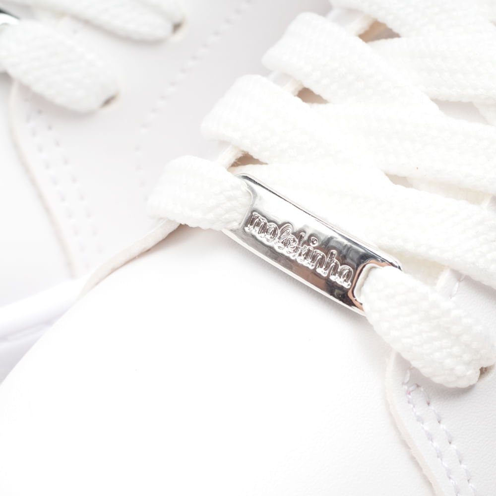 Tênis Infantil Molekinha Casual Branco Branco 6