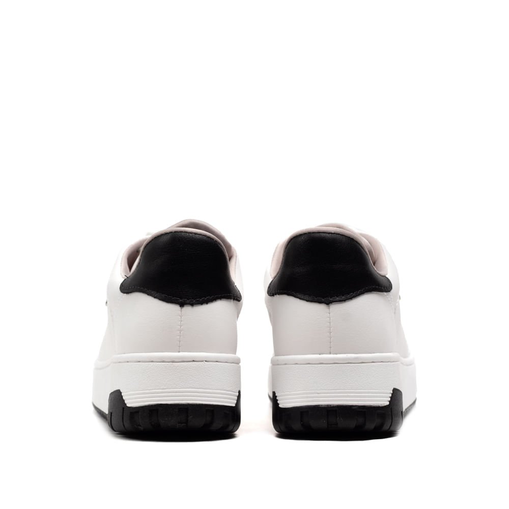 Tênis Feminino Via Marte Branco/preto Branco/Preto 3