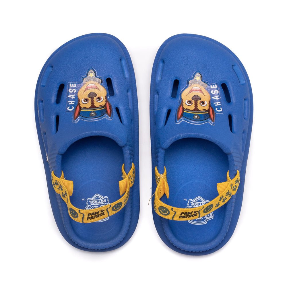 Sandália Babuche Infantil Grendene Patrulha Canina Baby Azul/amarelo Azul/Amarelo 4