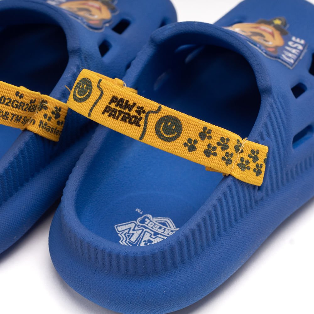 Sandália Babuche Infantil Grendene Patrulha Canina Baby Azul/amarelo Azul/Amarelo 6