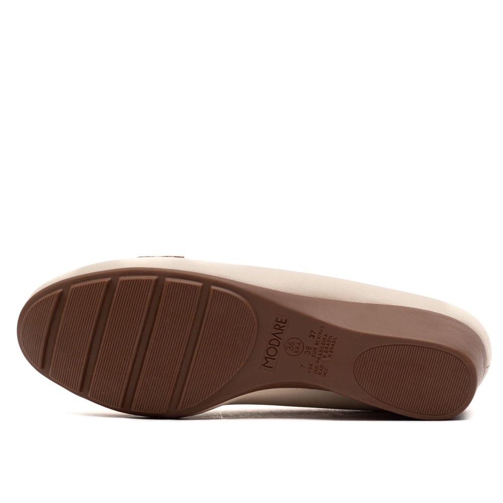 Sapato Feminino Modare Creme Creme 2