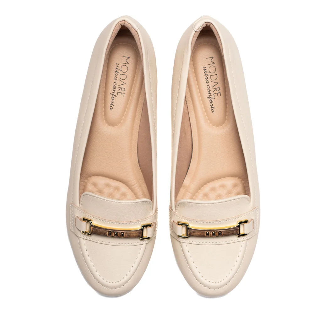 Sapato Feminino Modare Creme Creme 4