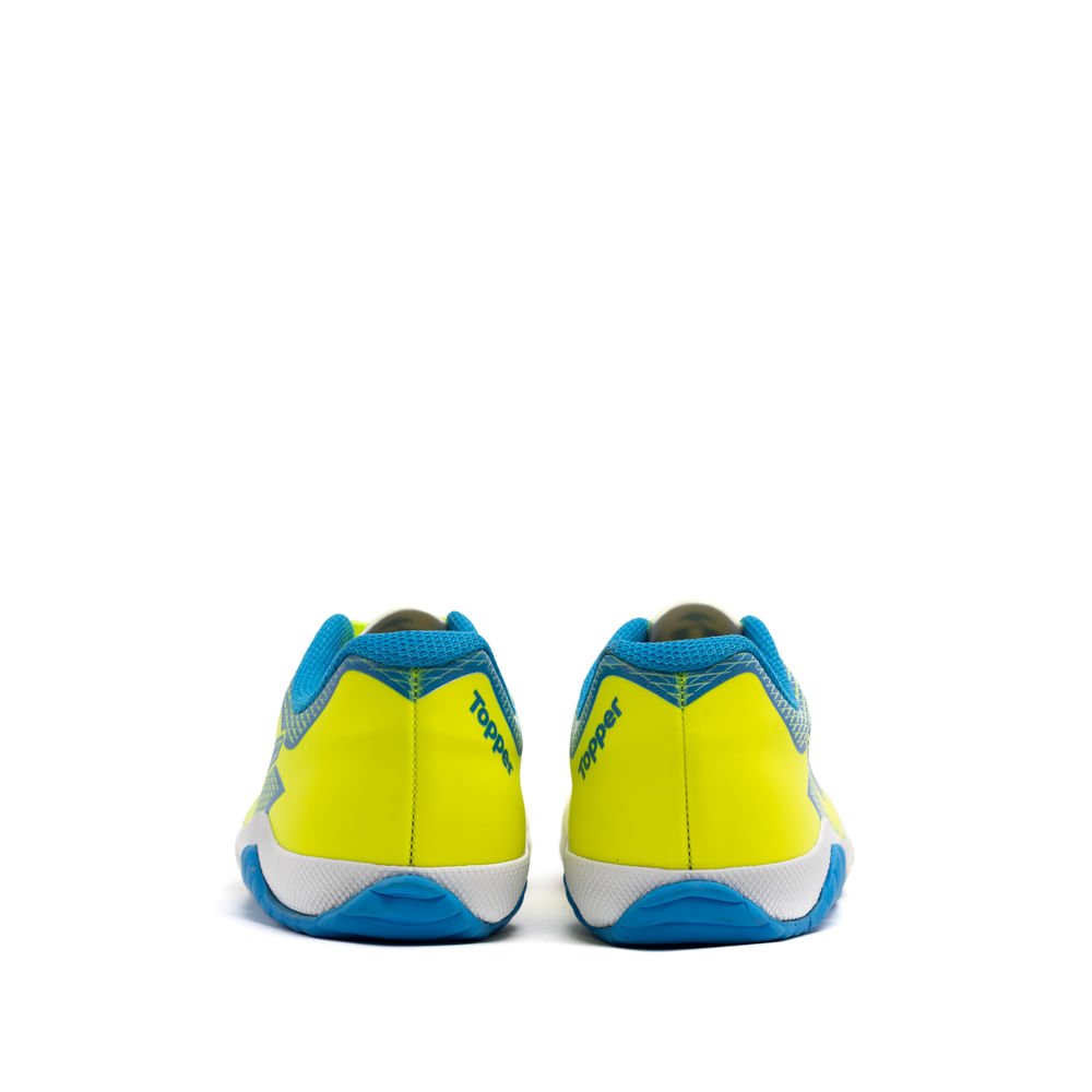 Chuteira Futsal Infantil Topper Recreio VIl Amarelo Neon Amarelo 3