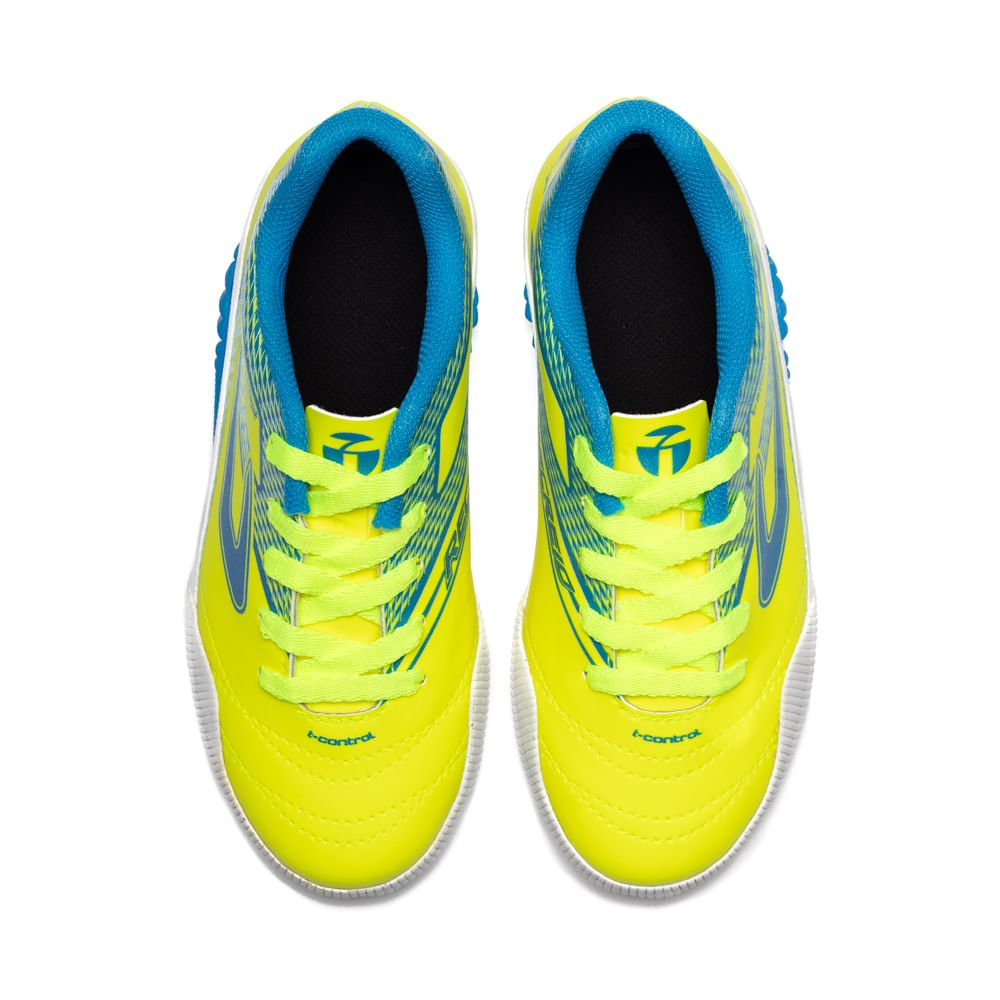 Chuteira Futsal Infantil Topper Recreio VIl Amarelo Neon Amarelo 4