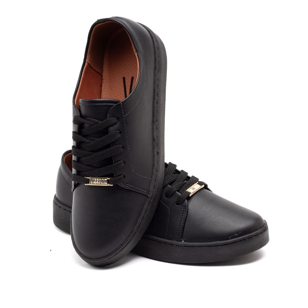 Tênis Feminino Vizzano Casual Preto Preto