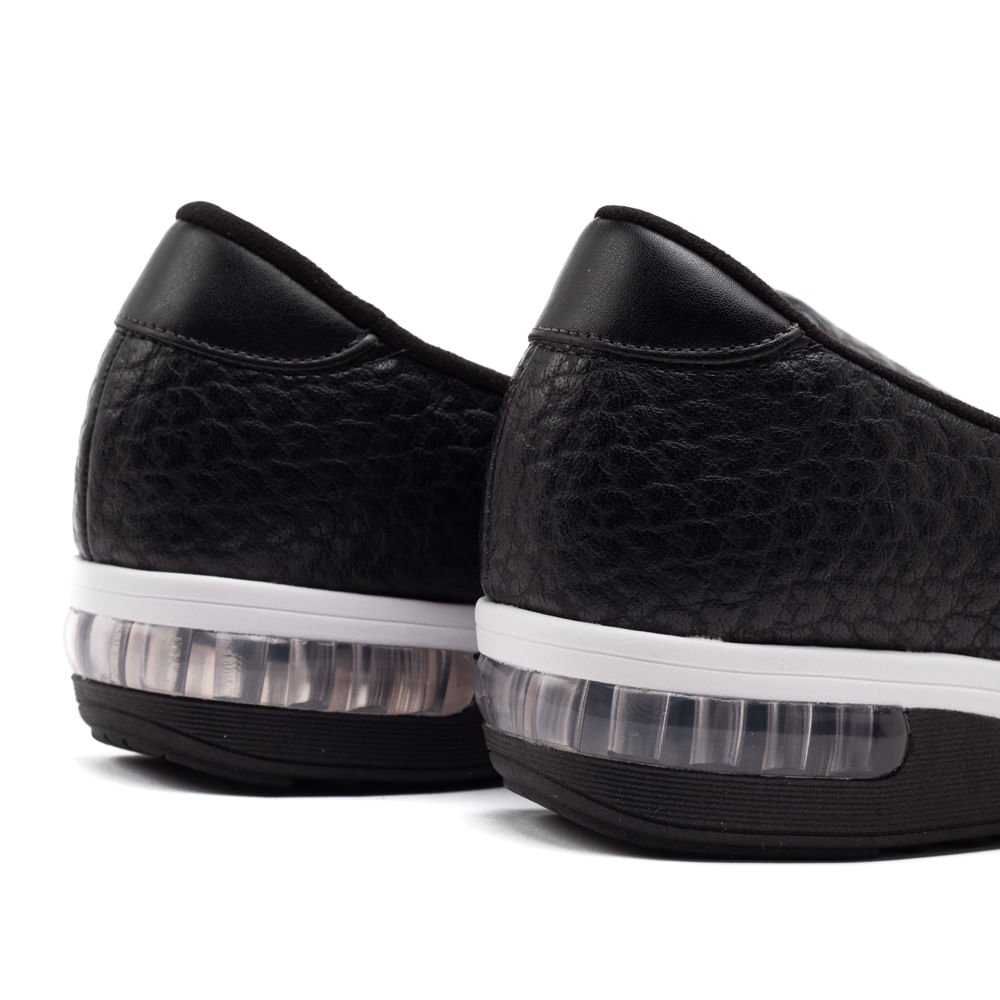 Sapato Casual Modare Napa Texturizada Feminino 1155 Preto 6