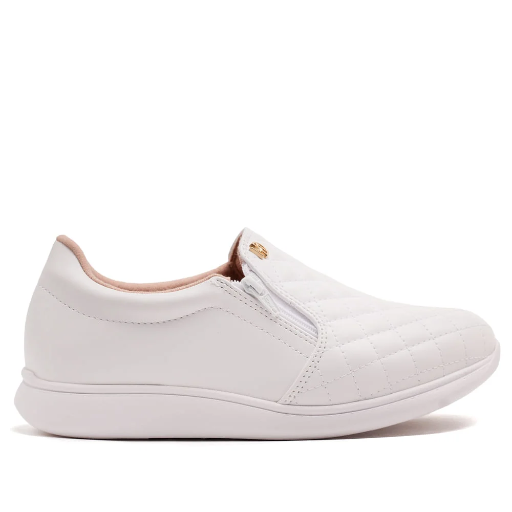Tênis Feminino Modare Casual Matelassê Branco