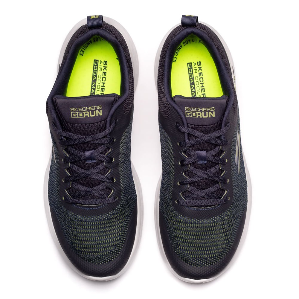 Tênis Masculino Skechers Go Run Lite Cinza Escuro Cinza Escuro 4