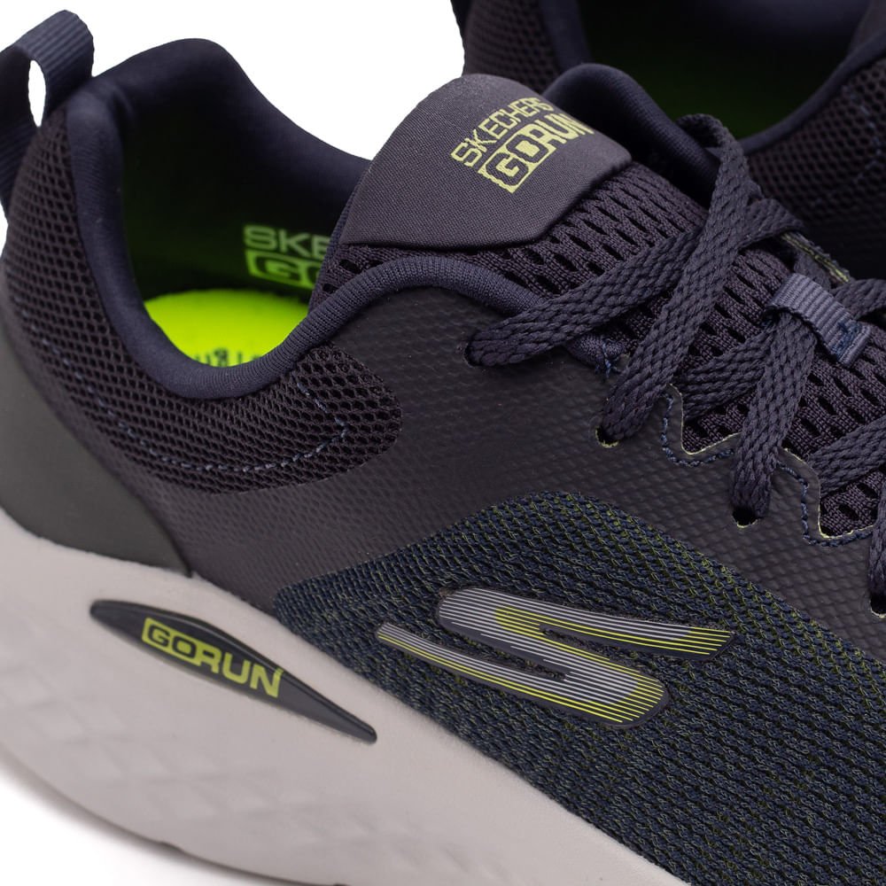 Tênis Masculino Skechers Go Run Lite Cinza Escuro Cinza Escuro 6