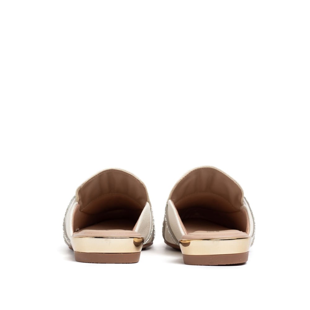 Mule Feminino Modare com Tiras de Strass Off White Off White 3