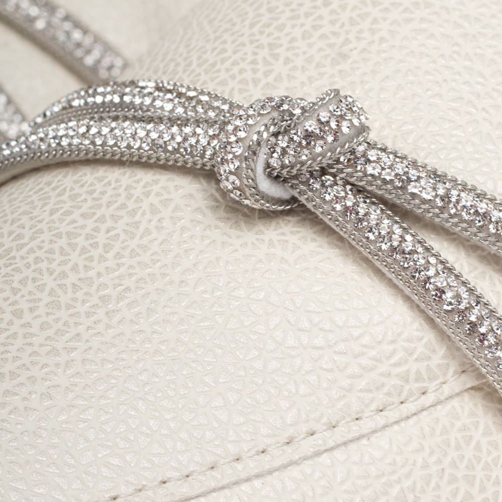 Mule Feminino Modare com Tiras de Strass Off White Off White 6