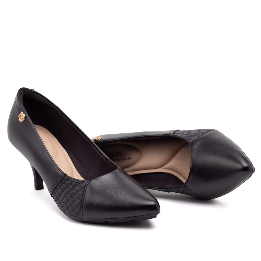 Scarpin Modare Detalhe Matelassê 1155 Preto 5