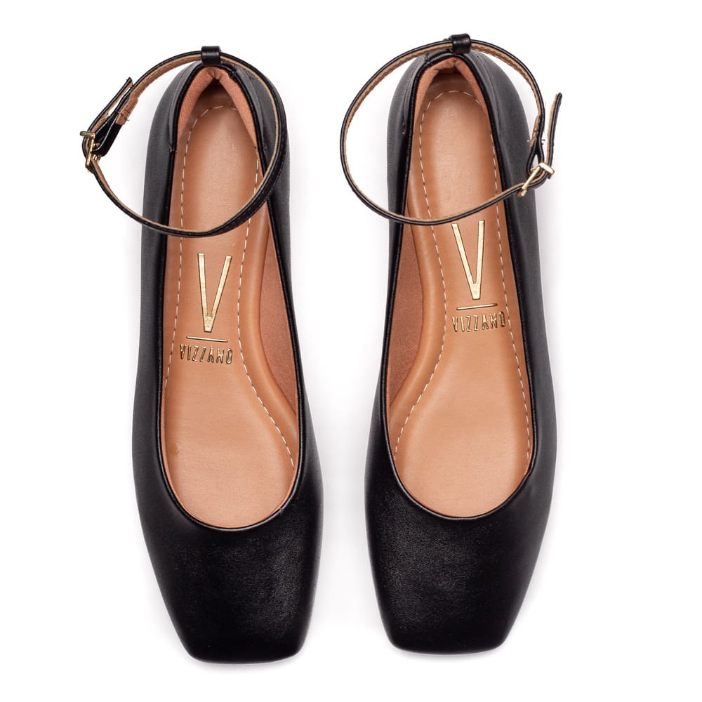 Sapatilha Feminina Vizzano Preto Preto 4