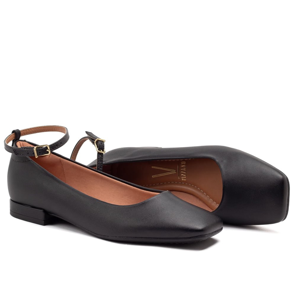 Sapatilha Feminina Vizzano Preto Preto 5