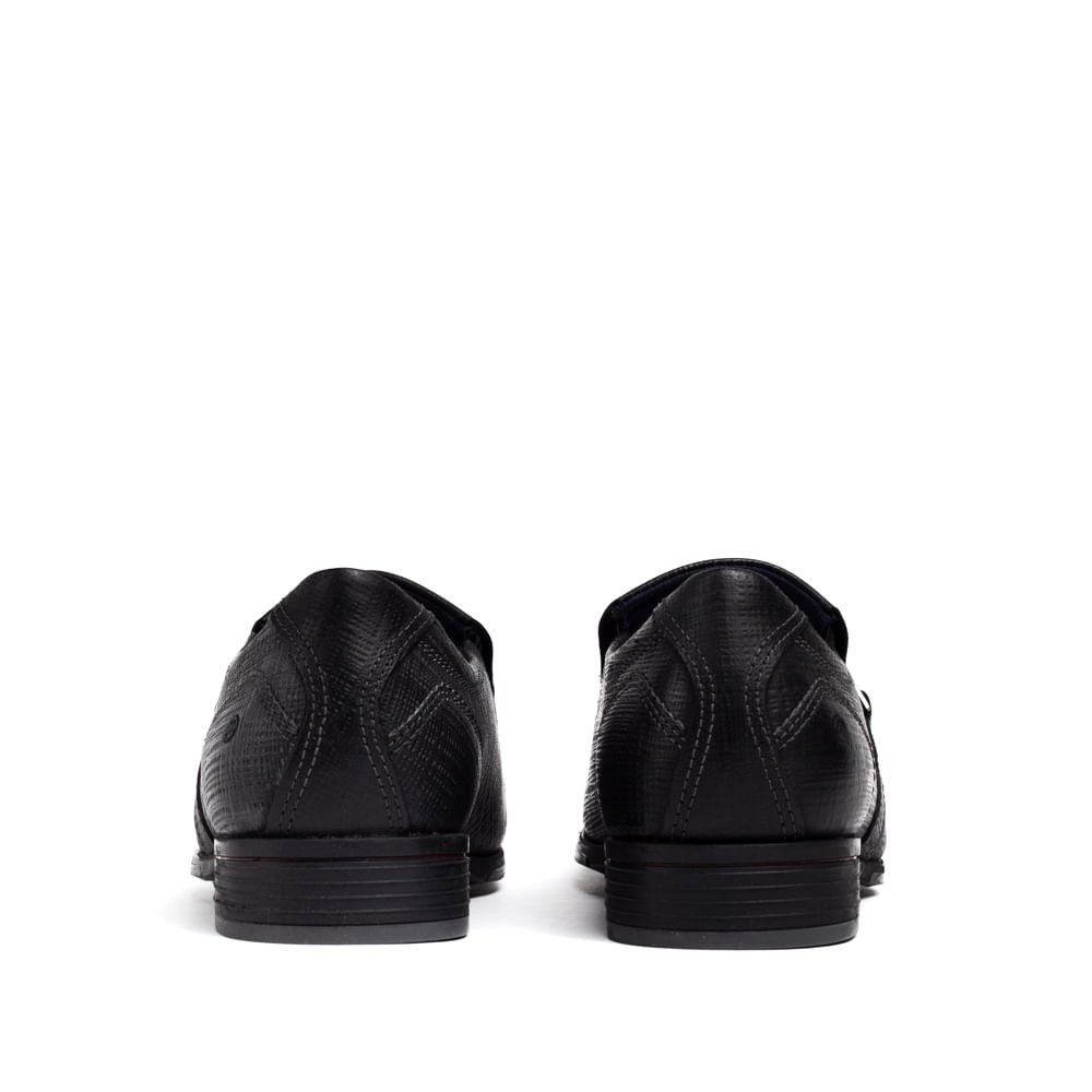 Sapato Masculino Pegada Slim Social Preto Preto 3