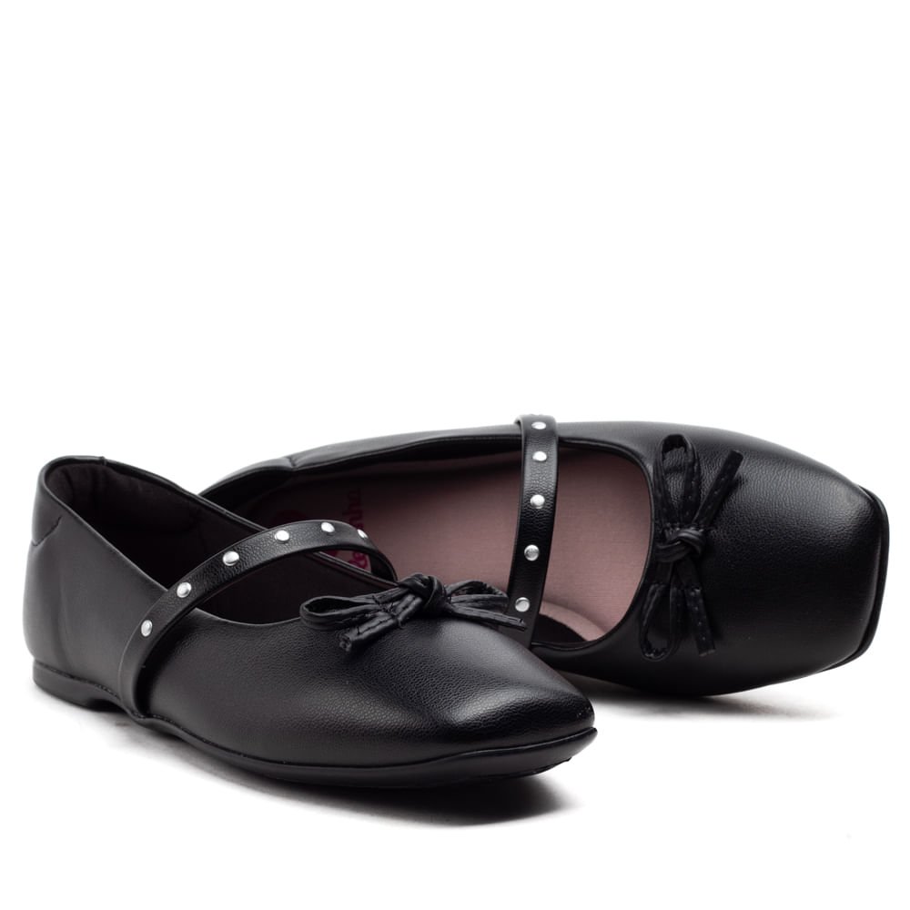Sapatilha Infantil Molekinha Bailarina Preto Preto 5