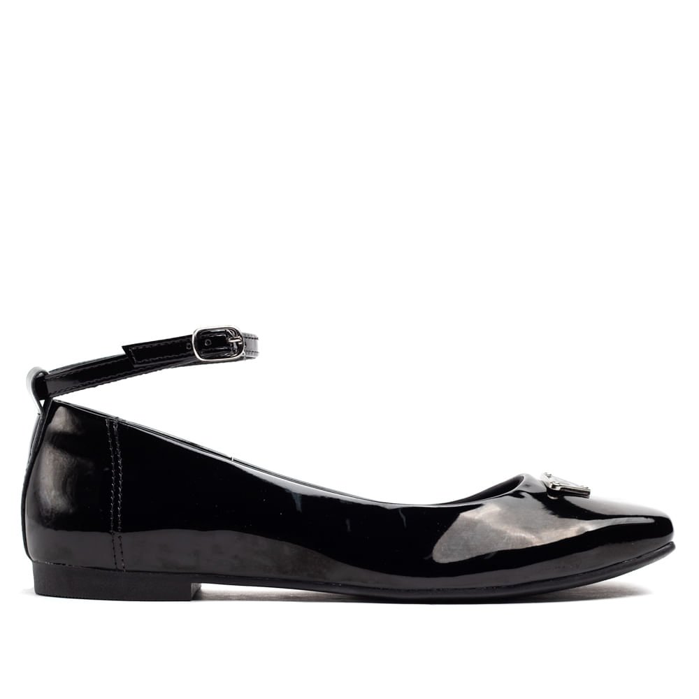 Sapatilha Via Marte Verniz Preto