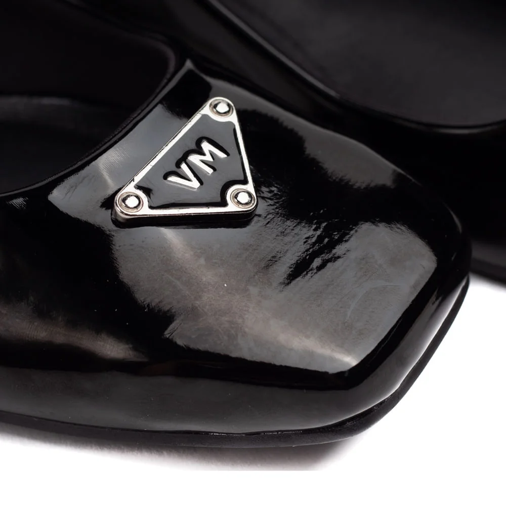 Sapatilha Via Marte Verniz Preto Preto 6