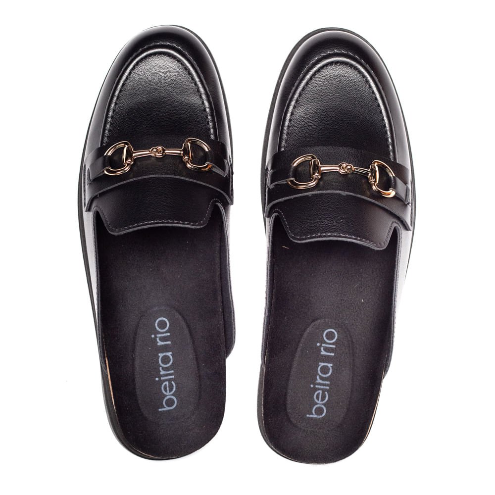 Mule Feminino Beira Rio Preto Preto 4