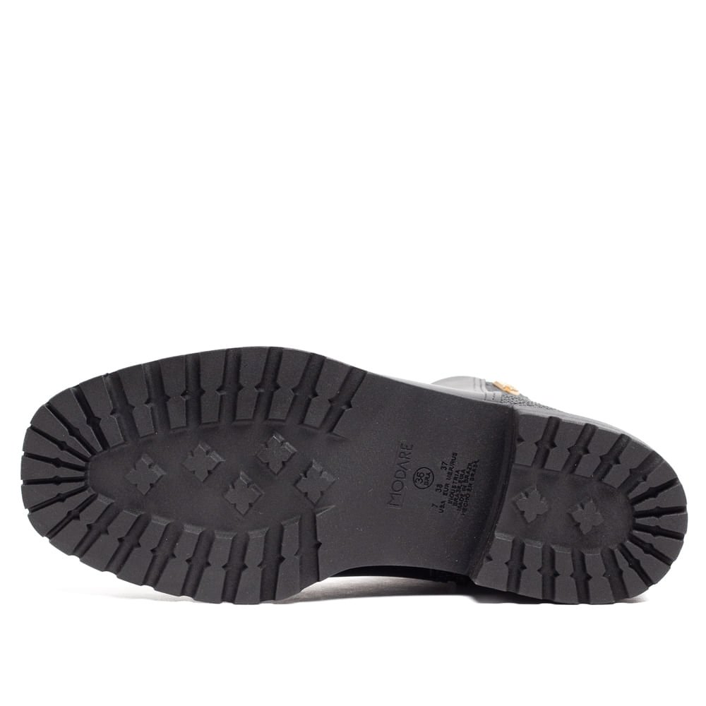 Bota Modare Feminina Cano Curto com Detalhe Matelassê Feminino Preto 2