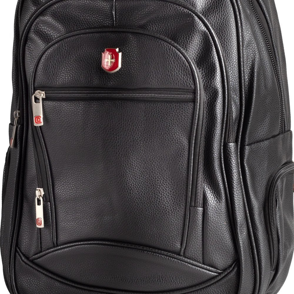 Mochila Executiva Swissland Notebook Preto Preto 4