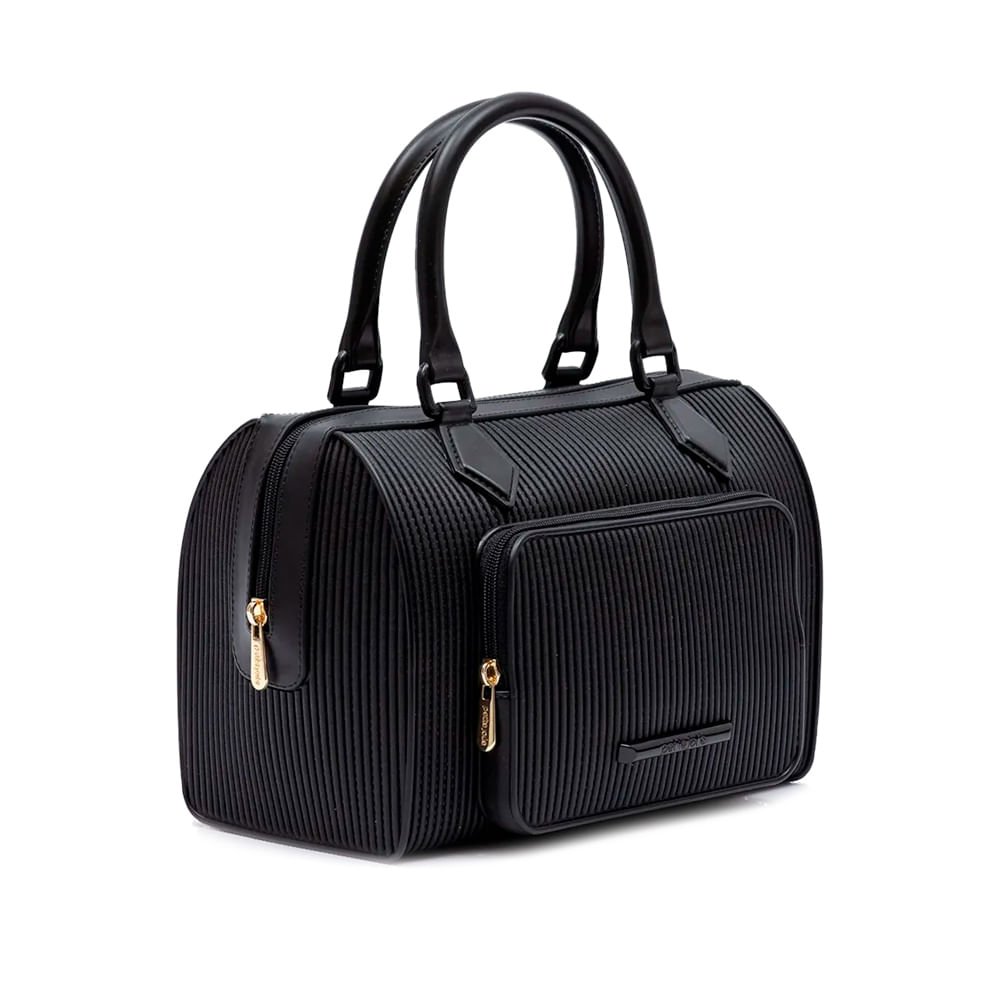 Bolsa Feminina Petite Jolie Lauren Preto Preto 4