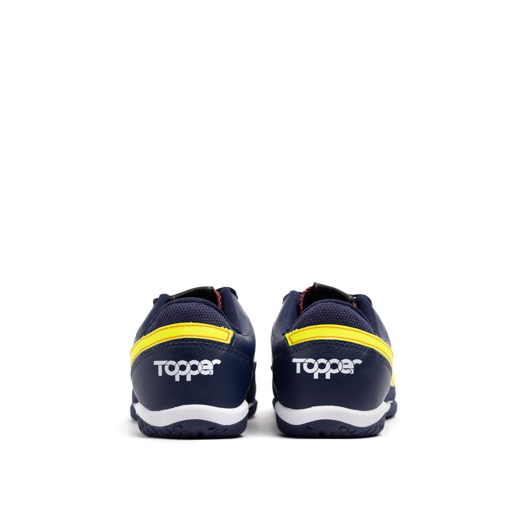 Chuteira Futsal Infantil Topper Titanium X Marinho Marinho 3