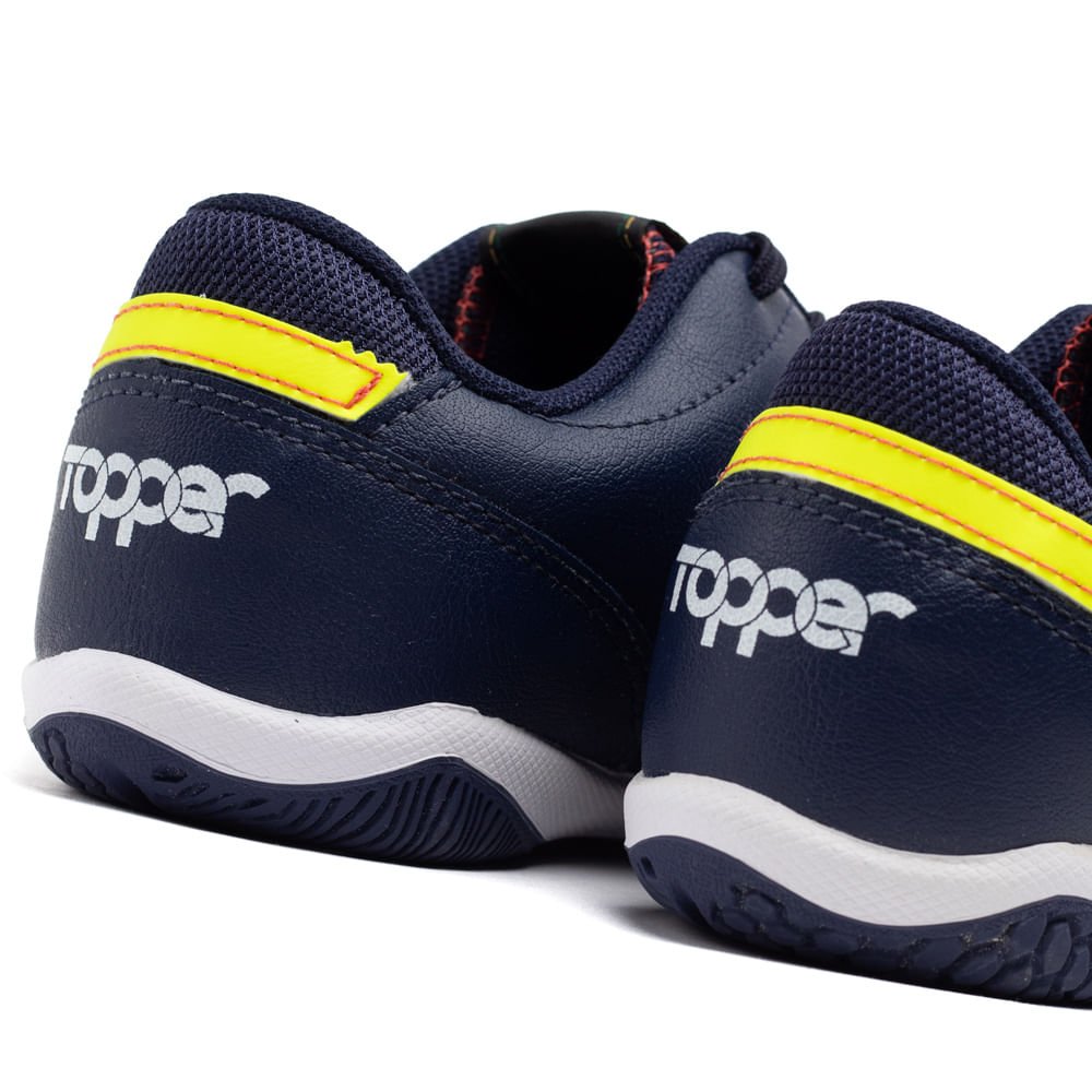 Chuteira Futsal Infantil Topper Titanium X Marinho Marinho 6