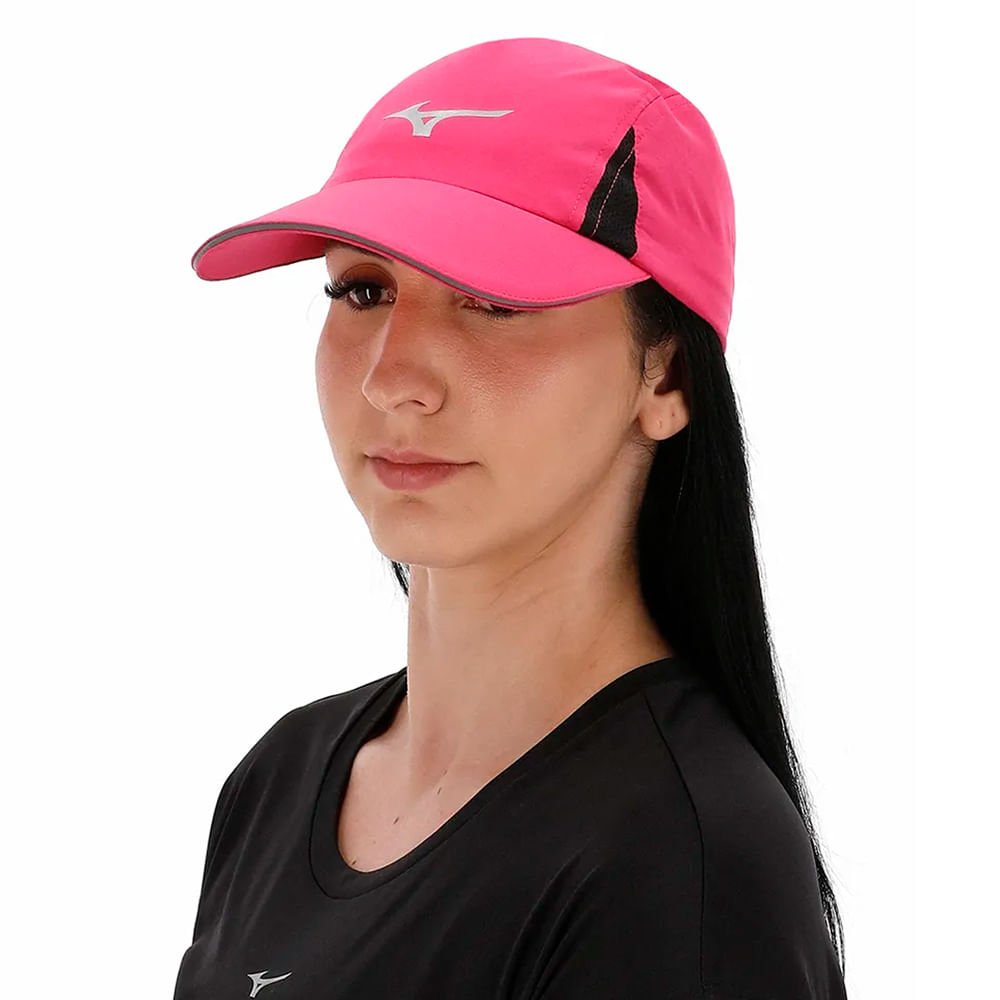 Boné Unissex Mizuno Running New Pink Rosa 3