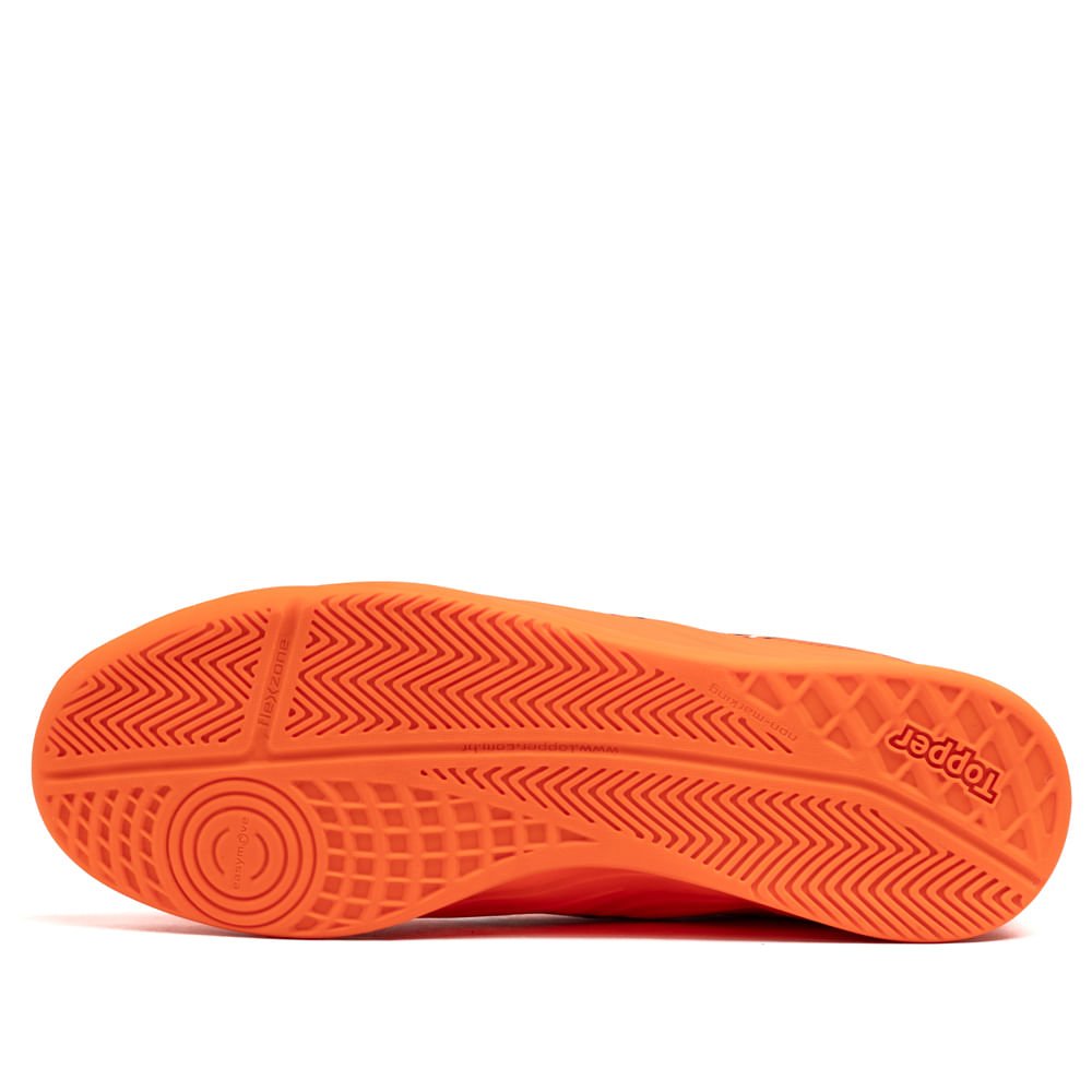 Chuteira Futsal Topper Forza III Laranja/marinho Laranja/Marinho 2
