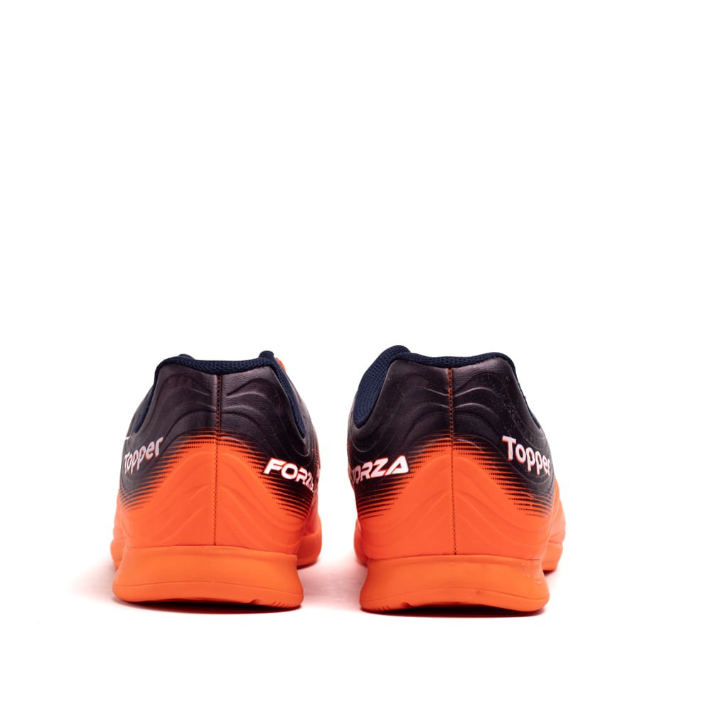 Chuteira Futsal Topper Forza III Laranja/marinho Laranja/Marinho 3
