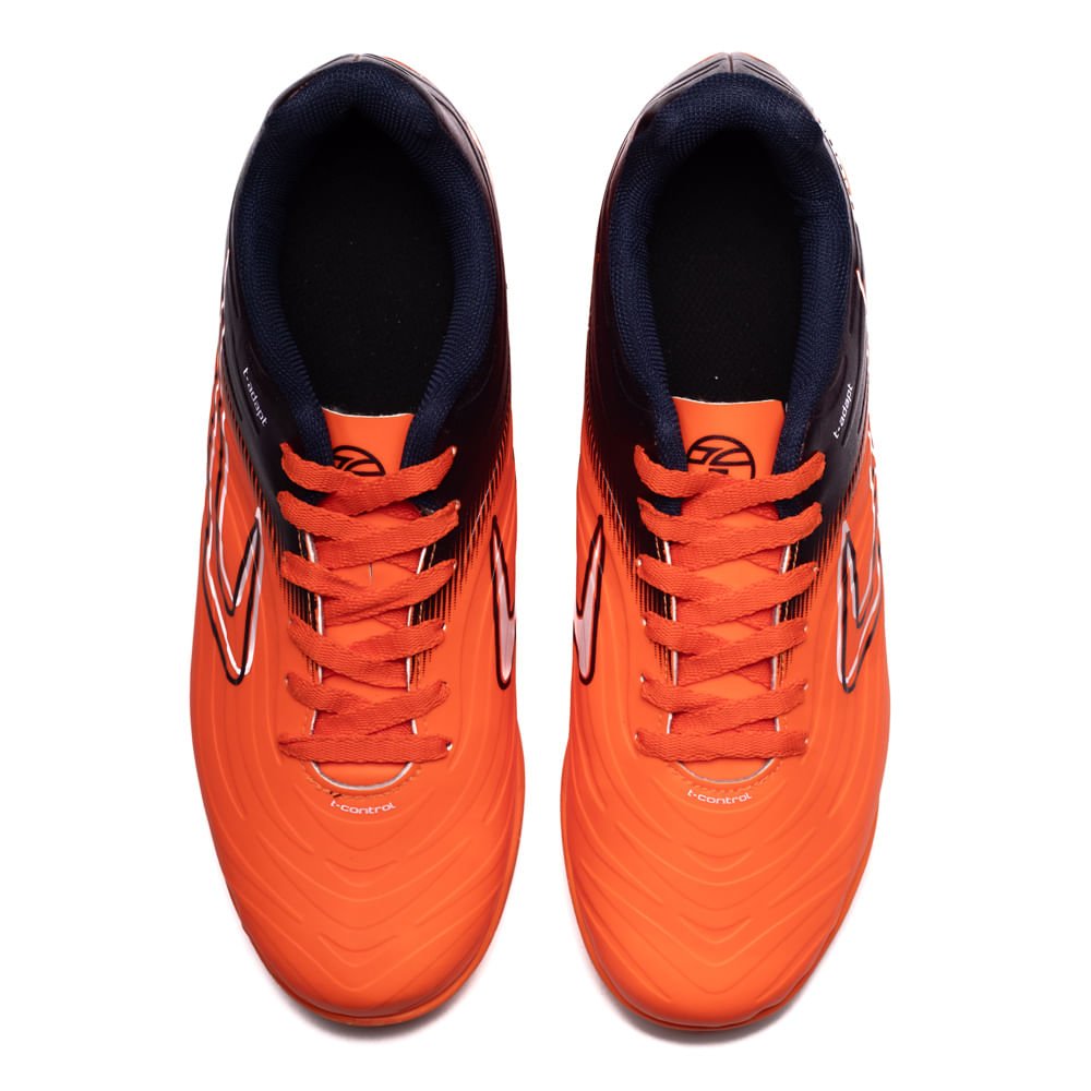 Chuteira Futsal Topper Forza III Laranja/marinho Laranja/Marinho 4