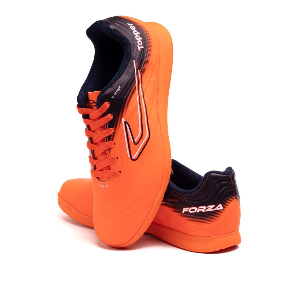 Chuteira Futsal Topper Forza III Laranja/marinho Laranja/Marinho 5