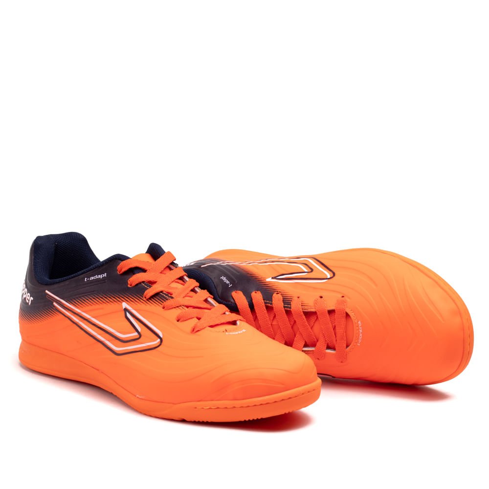 Chuteira Futsal Topper Forza III Laranja/marinho Laranja/Marinho 6
