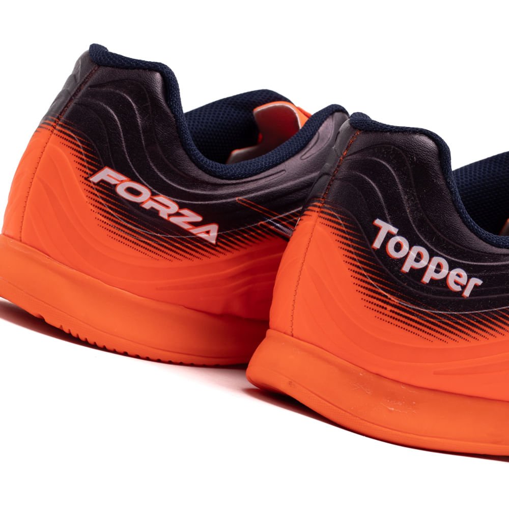 Chuteira Futsal Topper Forza III Laranja/marinho Laranja/Marinho 7