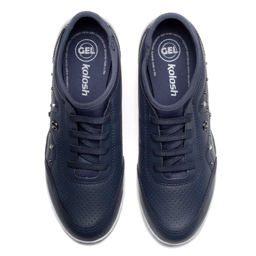 Tênis Feminino Kolosh Casual Marinho Azul 4