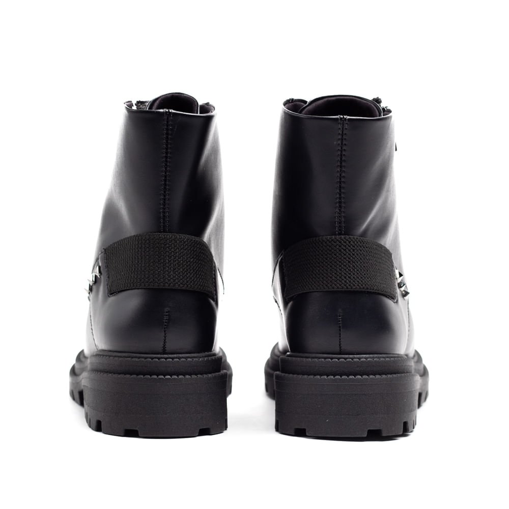 Coturno Feminino Ramarim Tratorado Preto Preto 3