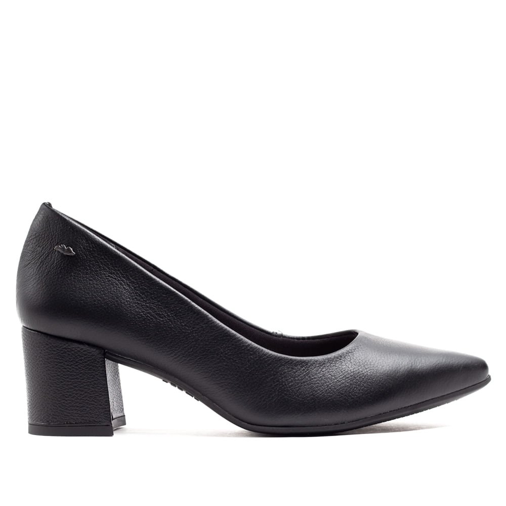 Scarpin Feminino Dakota de Bico Fino Preto Preto 1