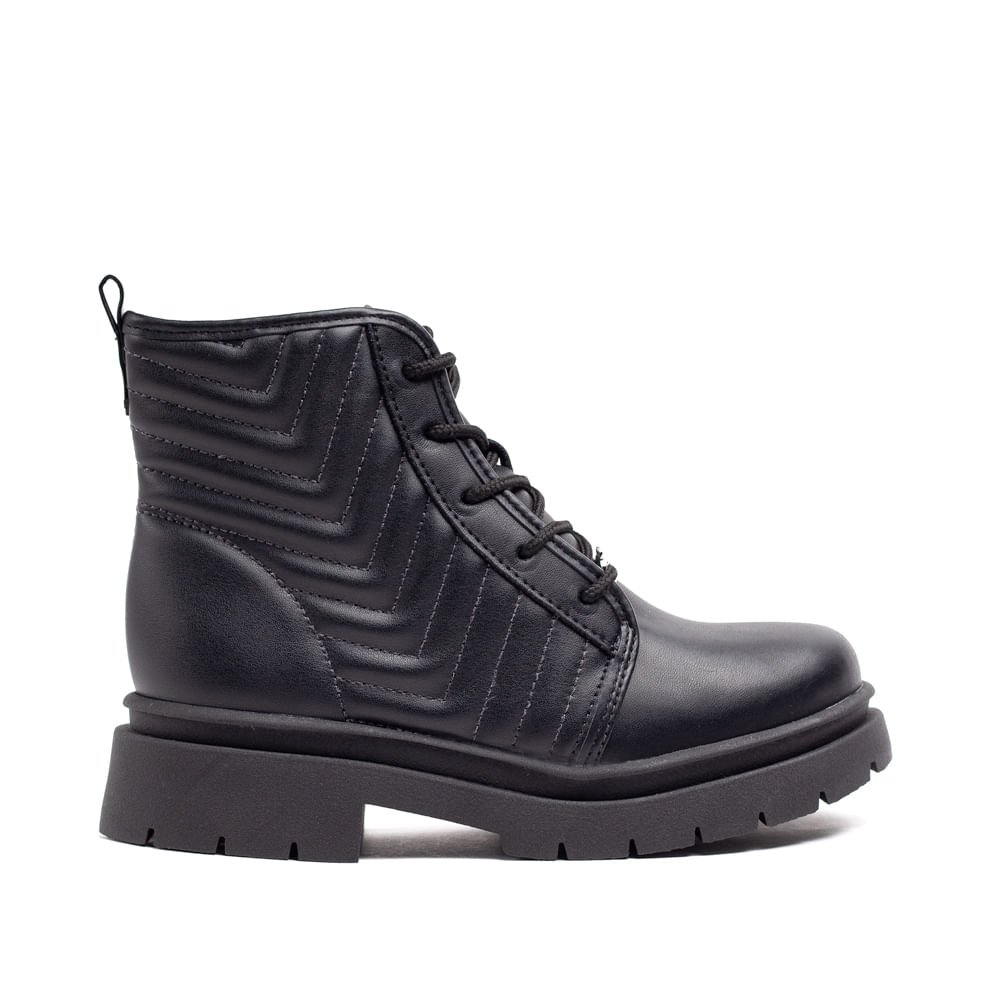 Coturno Infantil Molekinha Matelassê Preto
