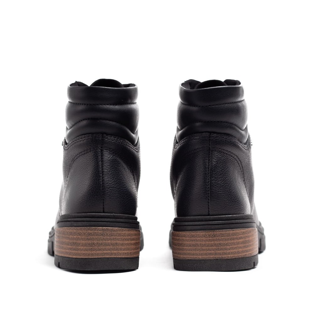 Coturno Feminino Dakota de Cano Curto Preto Preto 3