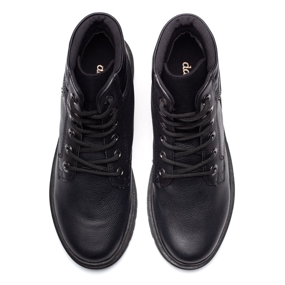 Coturno Feminino Dakota de Cano Curto Preto Preto 4